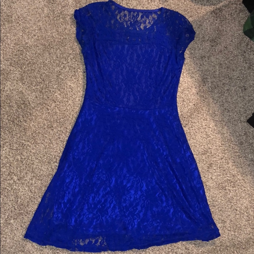 Blue Lace Dress